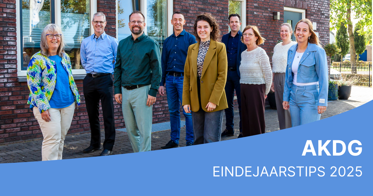 AKDG Eindejaarstips 2025 teamfoto